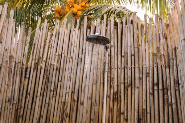 Hidden Wave outdoor shower