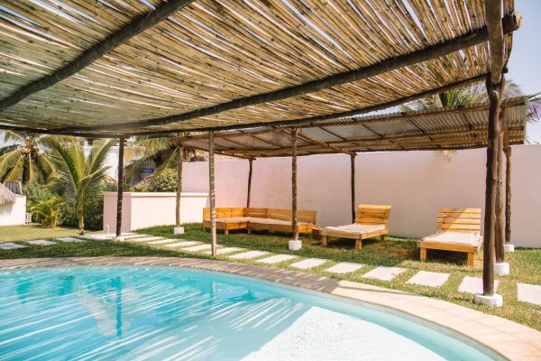 Hidden Wave pool lounge area